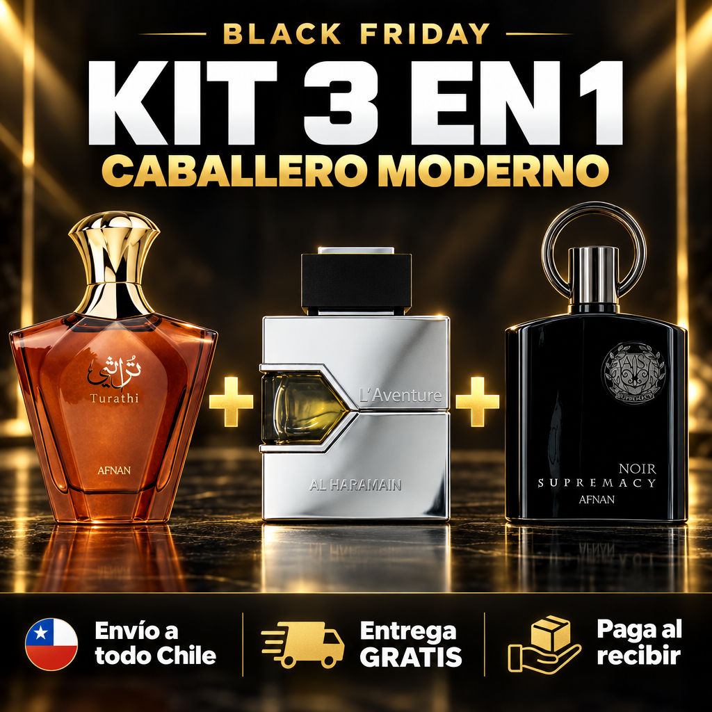 Kit 3 en 1 Caballero Moderno