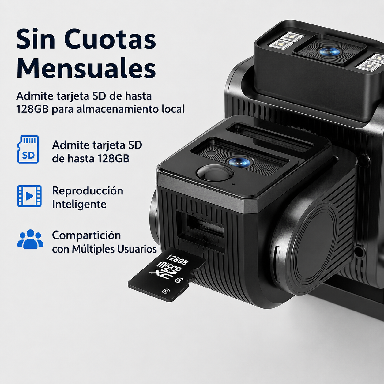 Cámara de Seguridad Solar WiFi con Doble Lente | Vigilancia 2K Inteligente 360°
