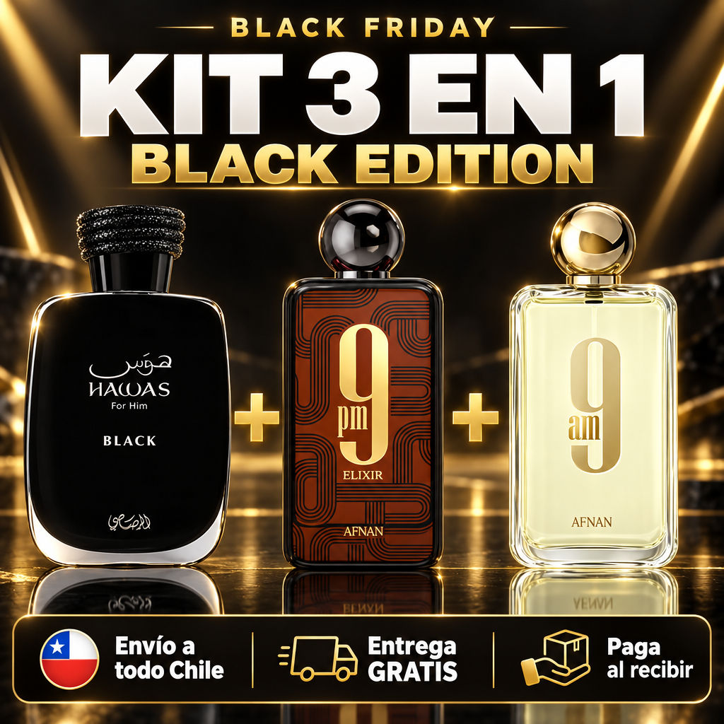 Kit 3 en 1 Black Edition