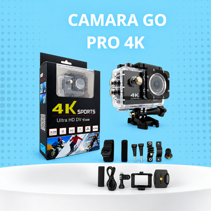 Cámara de Acción 4K – ¡Graba tus aventuras como un profesional!