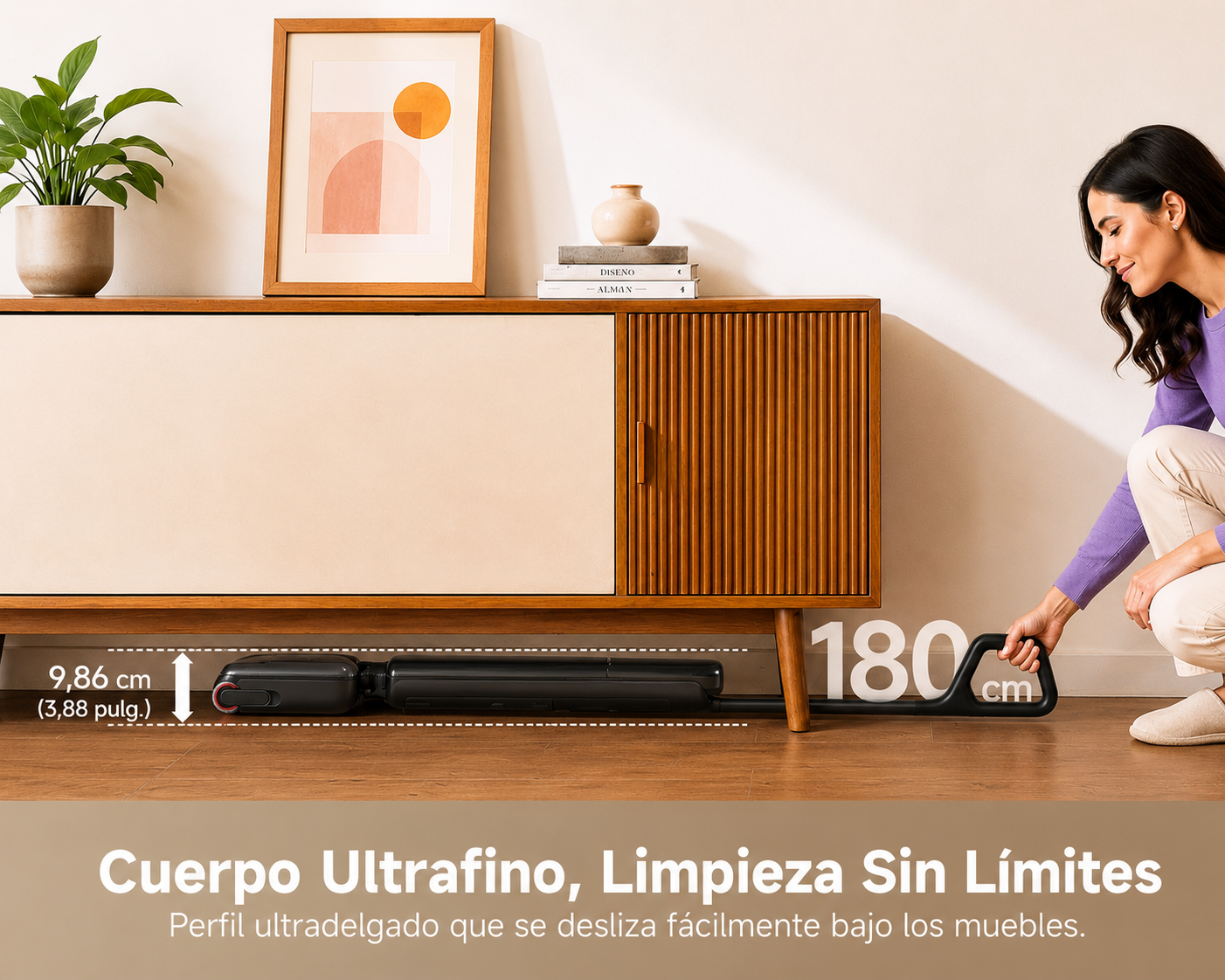 Aspiradora y Mopa 3 en 1 | Limpieza Profunda para Pisos