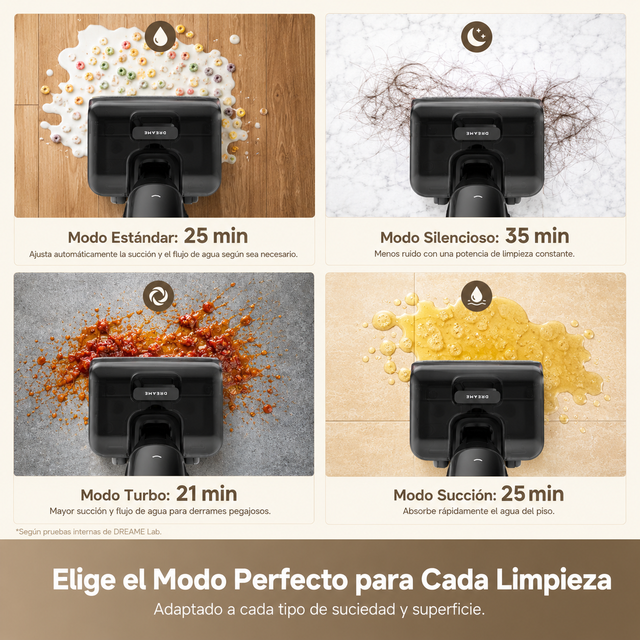 Aspiradora y Mopa 3 en 1 | Limpieza Profunda para Pisos