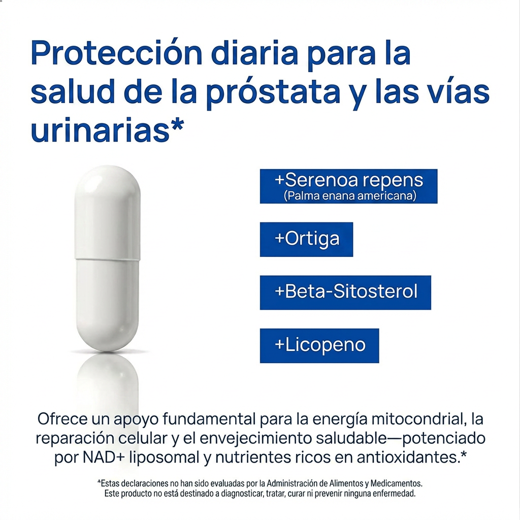 PROMOCIÓN 3x1 – NAD+ para Hombres | Más Energía, Resistencia y Salud Masculina