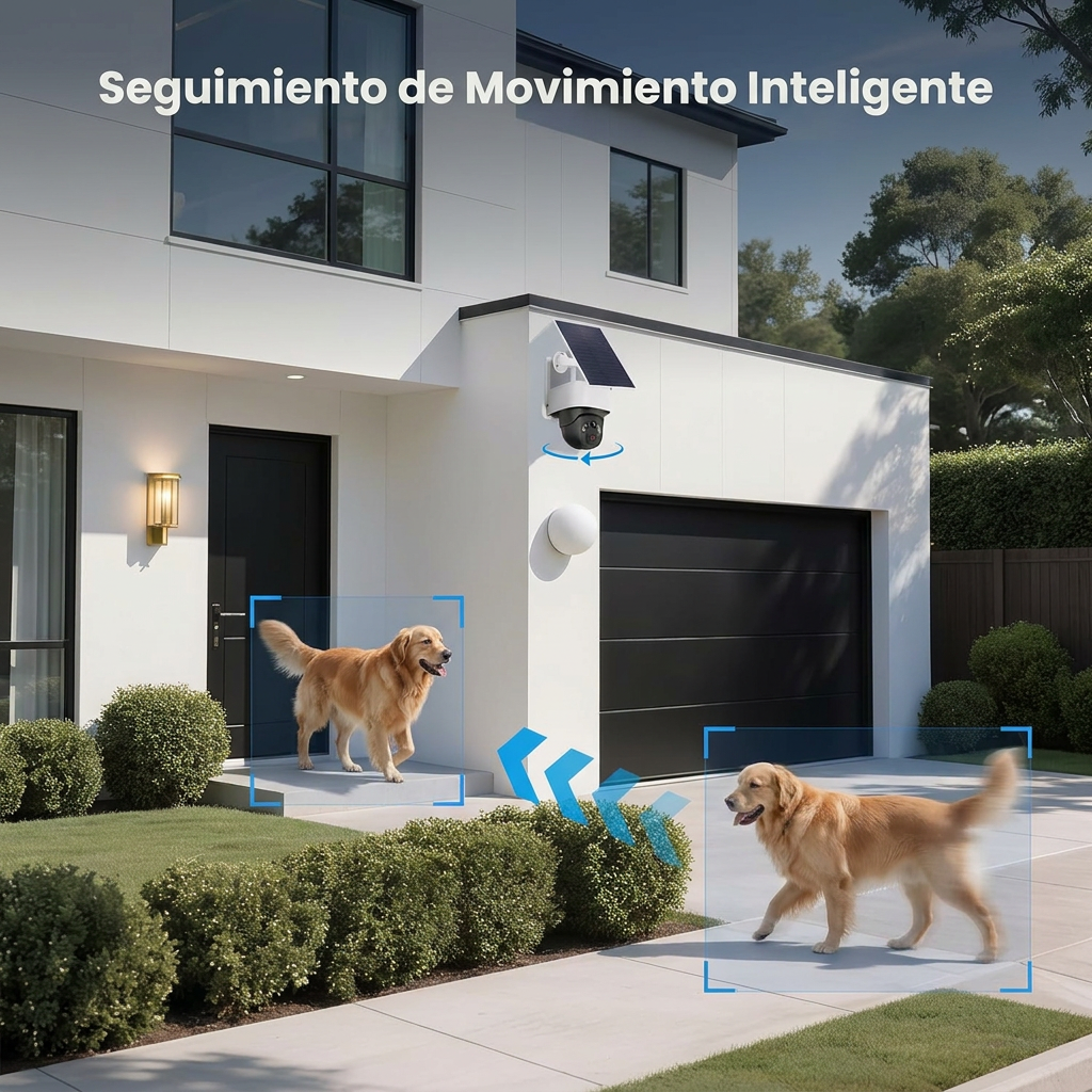 Cámara de Seguridad Panorámica 4G para Exterior | Visión 360° y Nocturna G