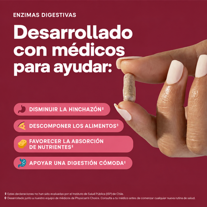 Physician's Choice | Enzimas Digestivas con Probióticos y Prebióticos