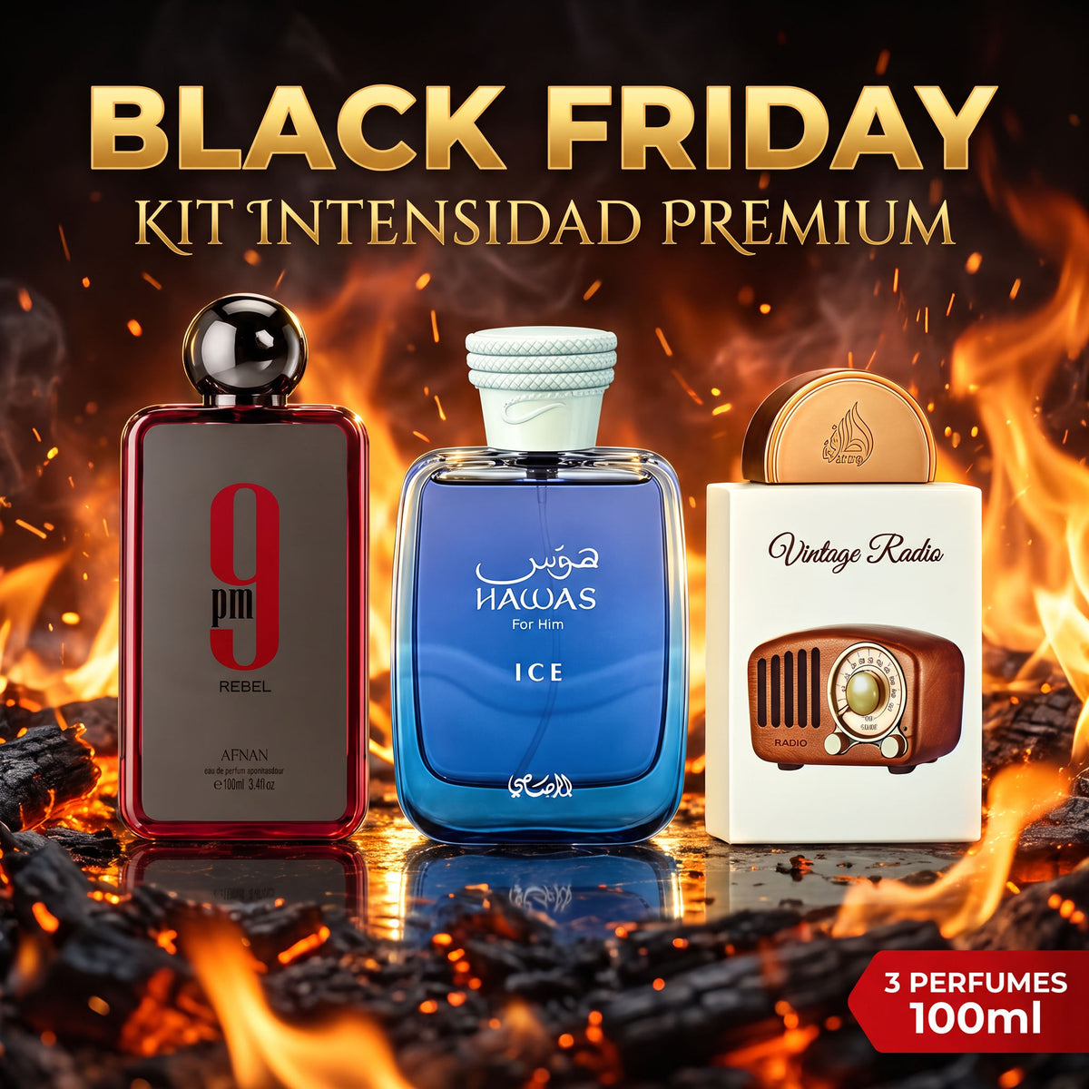 Black Friday kit perfumes árabes