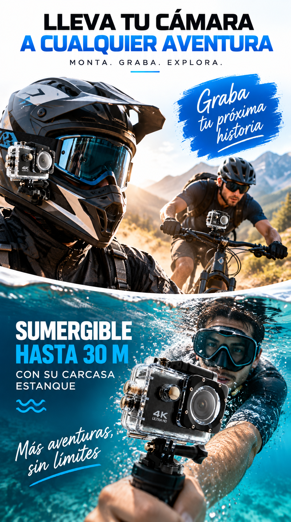 Lleva tu cámara a cualquier aventura