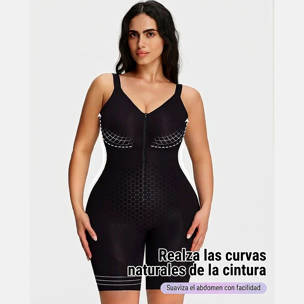 Faja Easy Slide Body Entero | Control Abdomen y Efecto Push Up